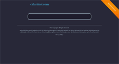Desktop Screenshot of calartinst.com